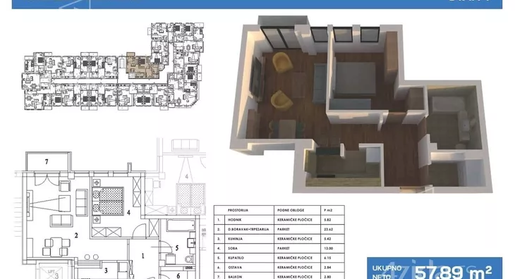Dvosoban stan | 4zida