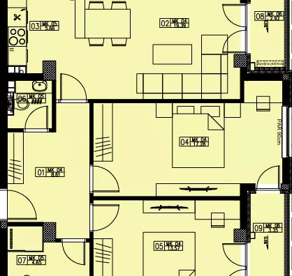 Trosoban stan | 4zida