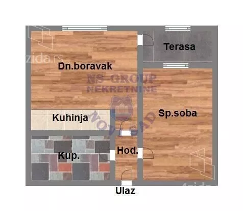 Jednoiposoban stan | 4zida