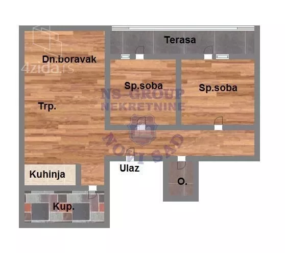 Trosoban stan | 4zida