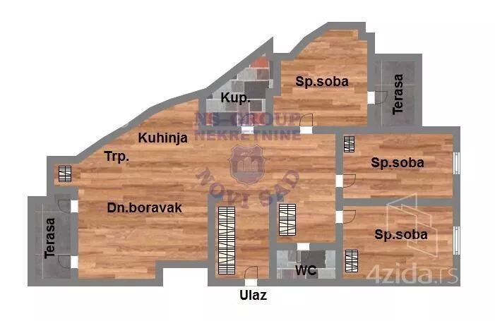 Troiposoban stan | 4zida