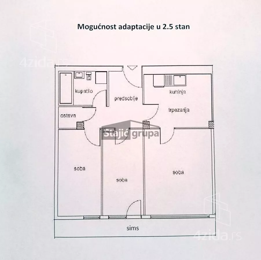 Dvosoban stan | 4zida