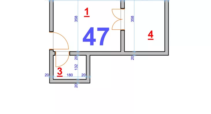 Jednoiposoban stan | 4zida