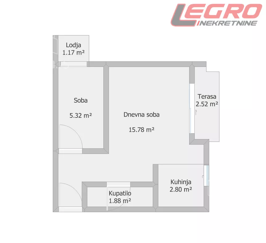 Jednoiposoban stan | 4zida