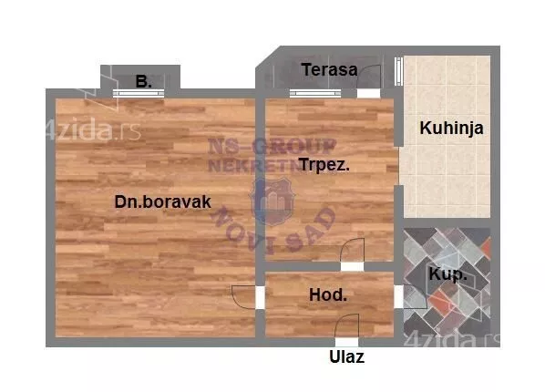 Jednosoban stan | 4zida