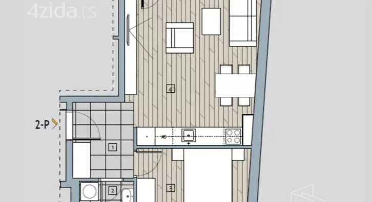 Trosoban stan | 4zida