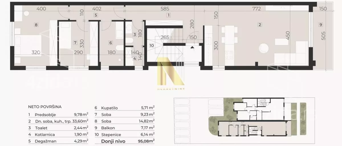 Trosoban stan | 4zida
