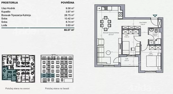 Dvoiposoban stan | 4zida
