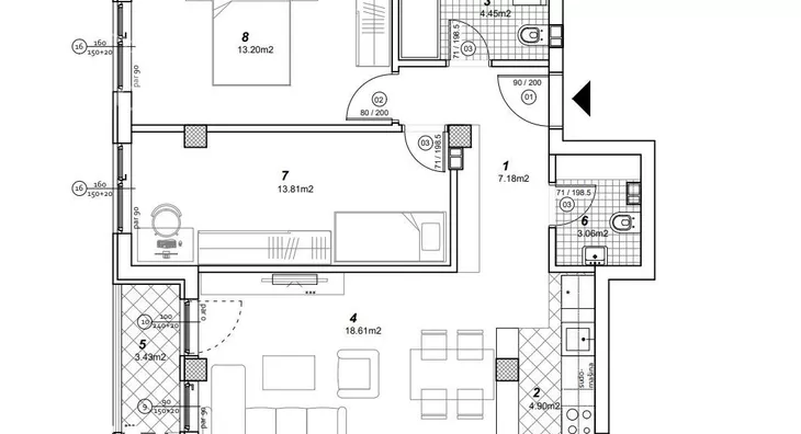 Trosoban stan | 4zida