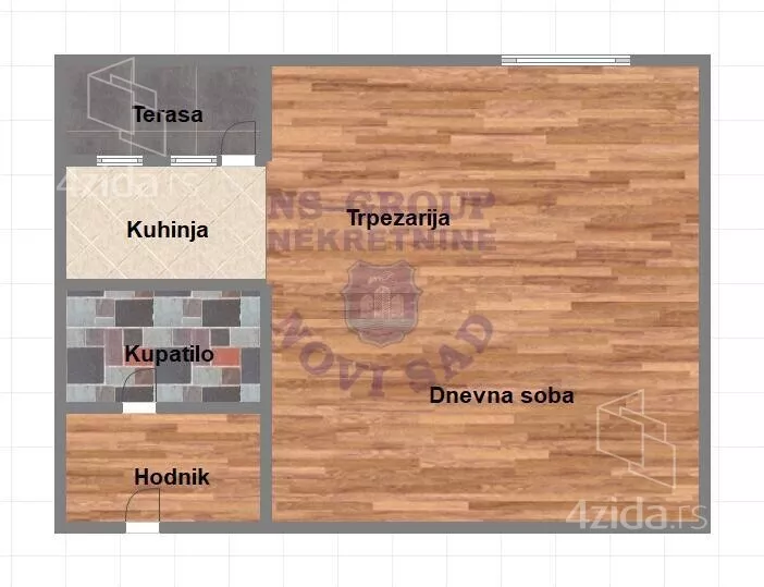 Jednosoban stan | 4zida