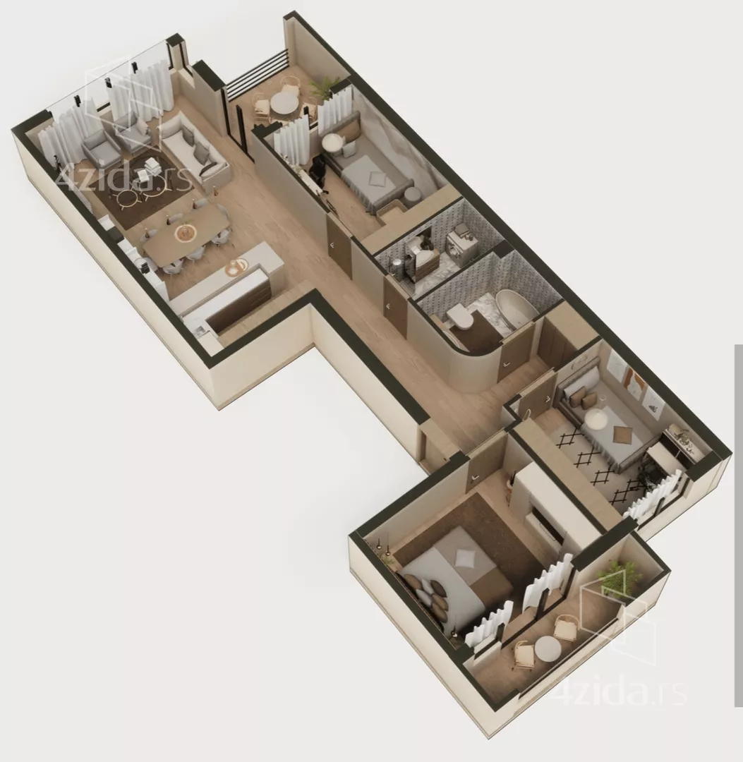 Četvorosoban stan | 4zida