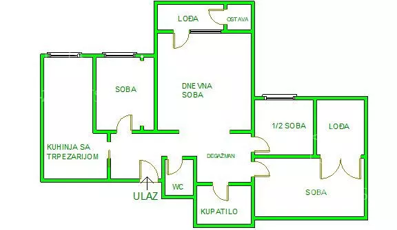 Trosoban stan | 4zida