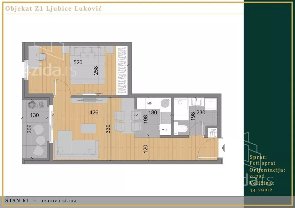 Dvosoban stan | 4zida