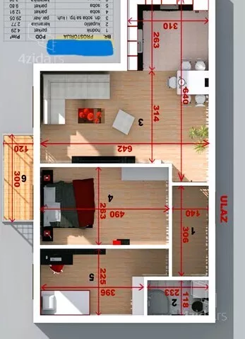 Trosoban stan | 4zida