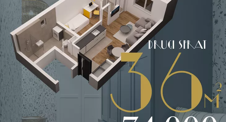 Jednoiposoban stan | 4zida