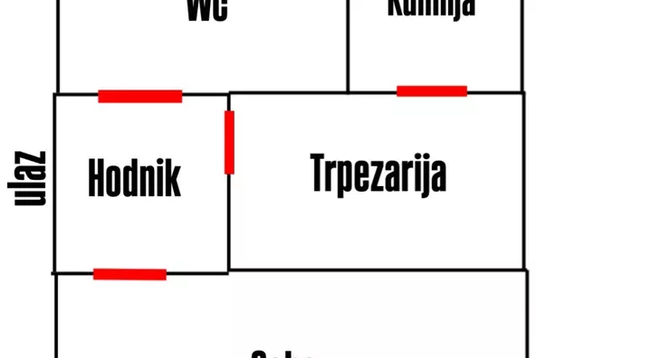 Jednosoban stan | 4zida