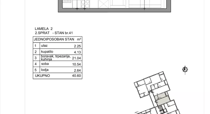 Jednoiposoban stan | 4zida