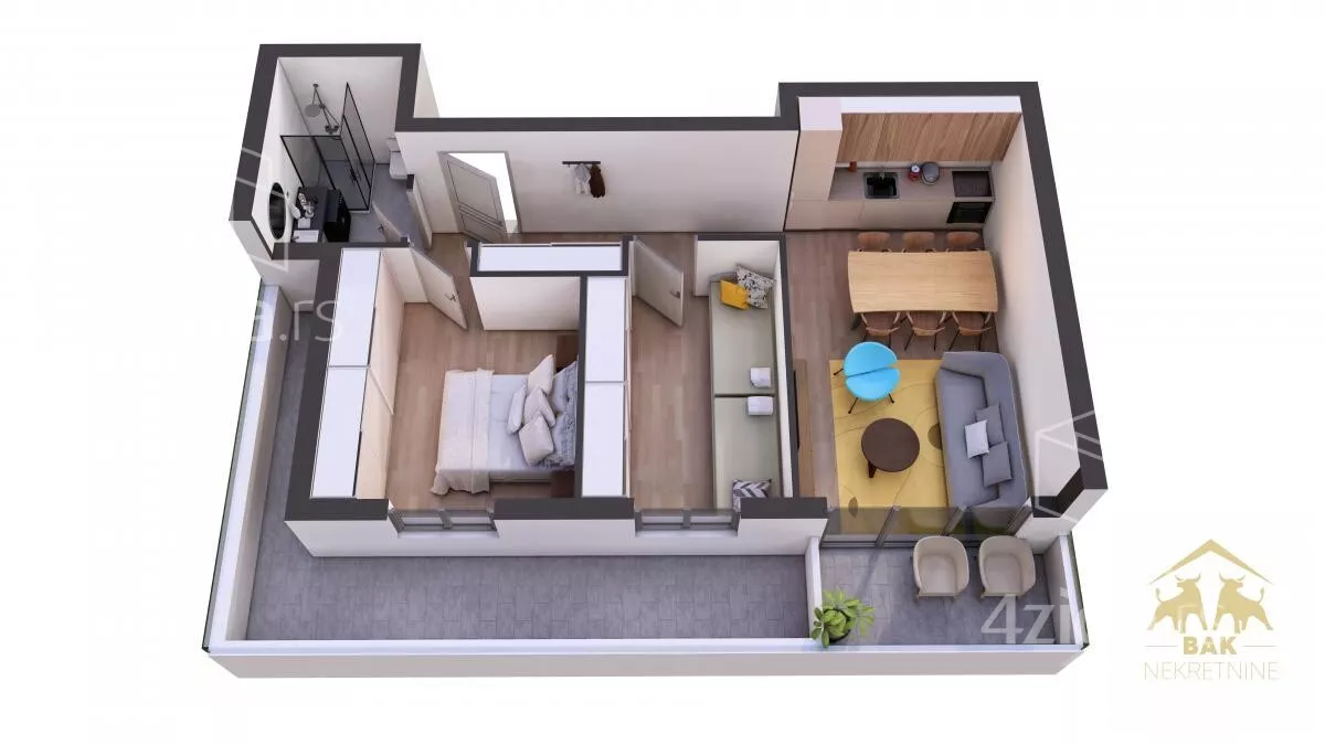 Trosoban stan | 4zida