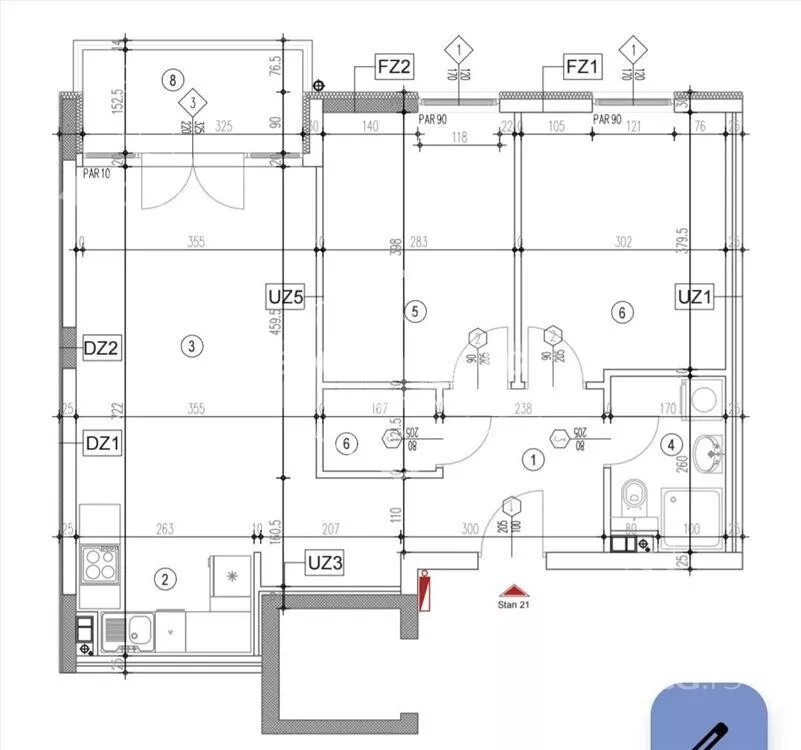 Trosoban stan | 4zida