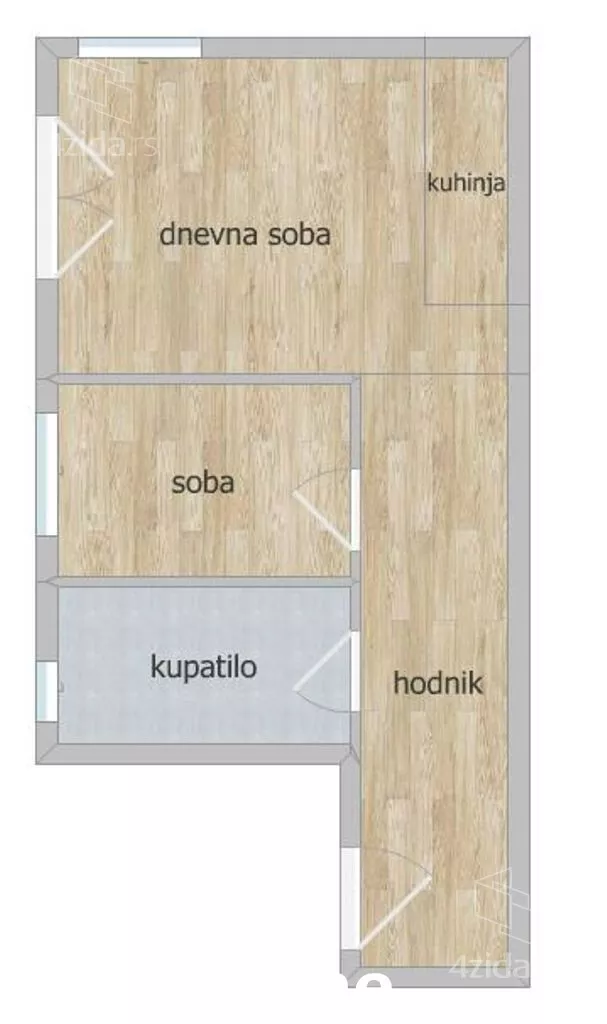 Jednoiposoban stan | 4zida