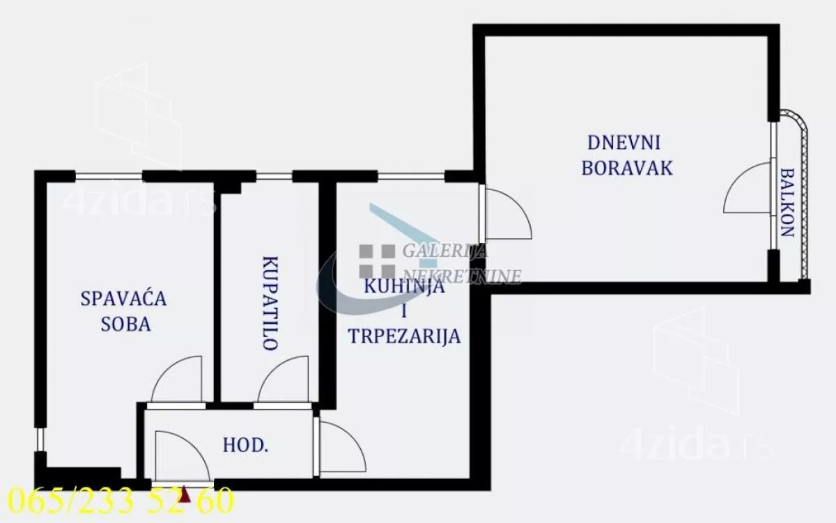 Dvosoban stan | 4zida
