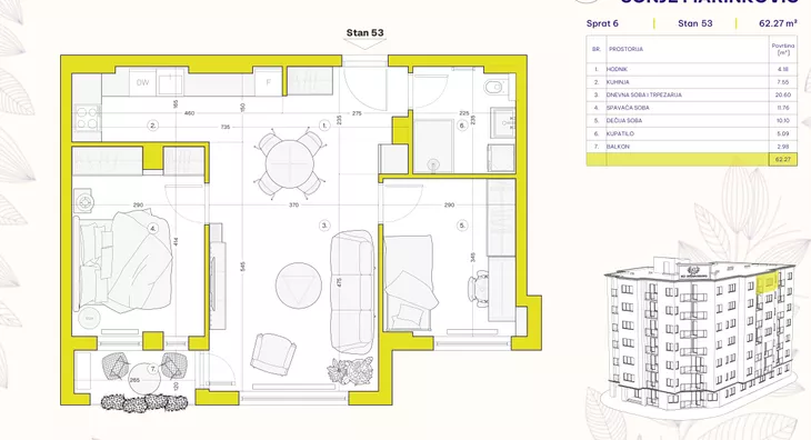 Dvosoban stan | 4zida