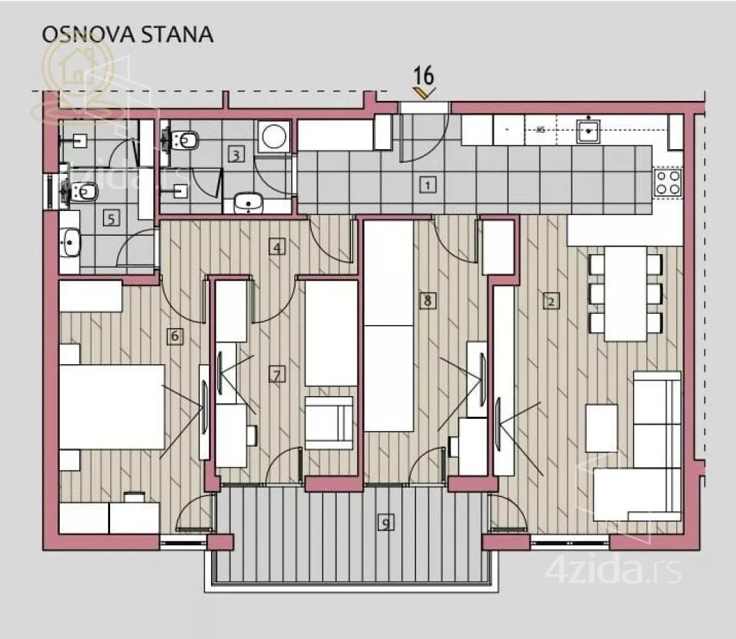 Četvorosoban stan | 4zida