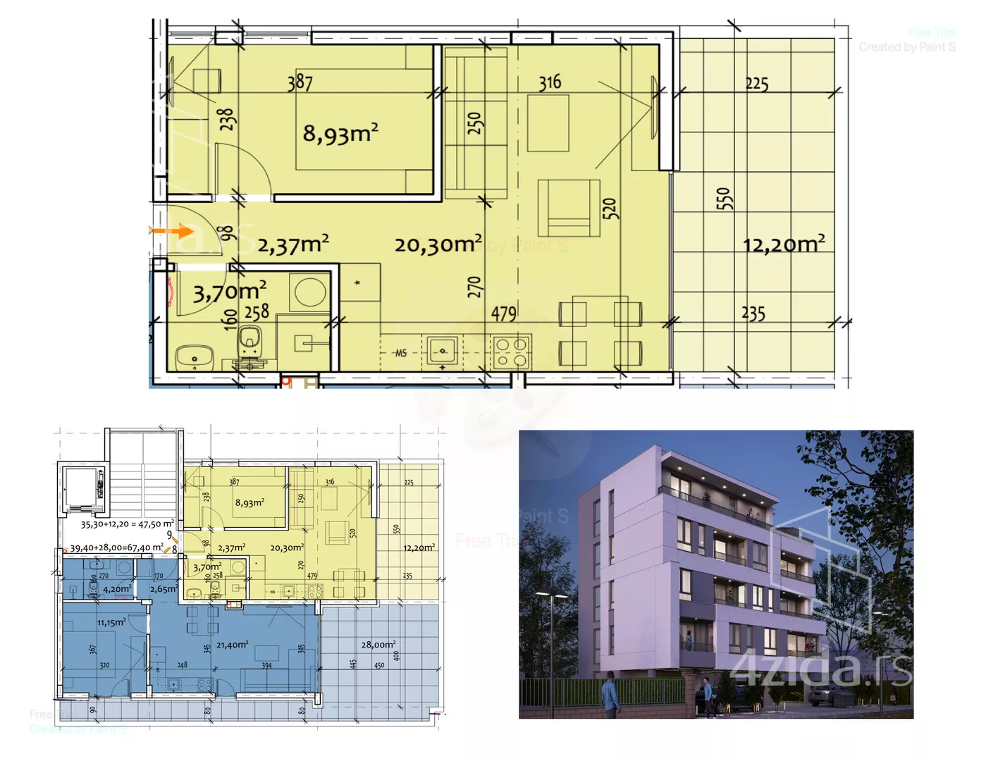 Dvosoban stan | 4zida