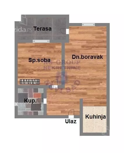 Dvosoban stan | 4zida