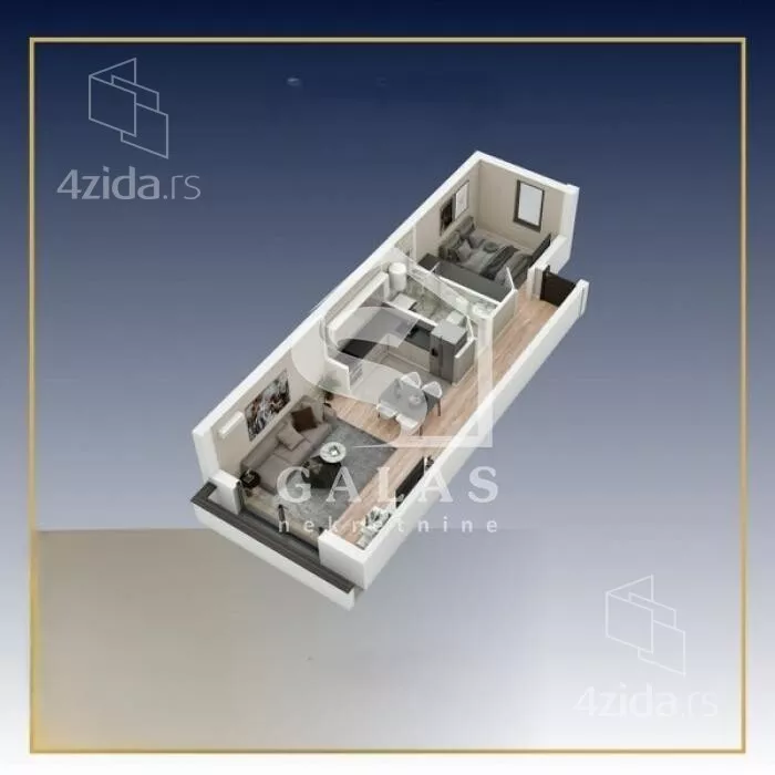 Jednoiposoban stan | 4zida