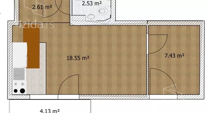 Trosoban stan | 4zida