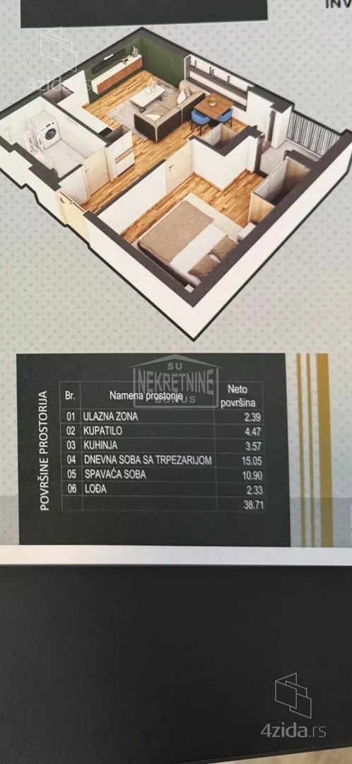 Dvosoban stan | 4zida