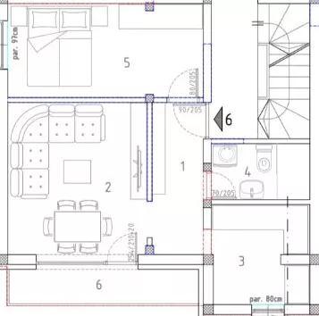 Jednoiposoban stan | 4zida