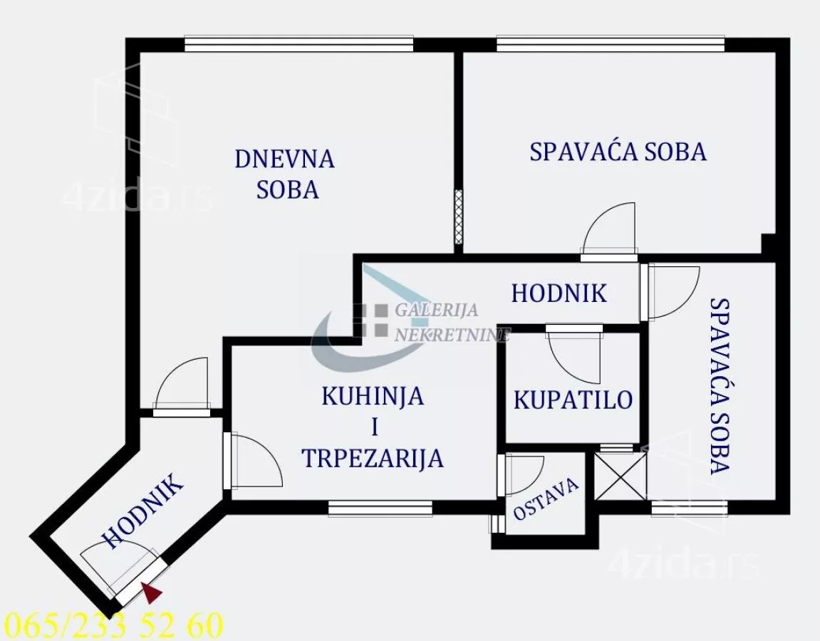 Dvoiposoban stan | 4zida