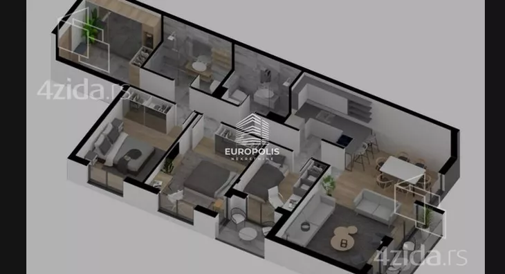 Troiposoban stan | 4zida