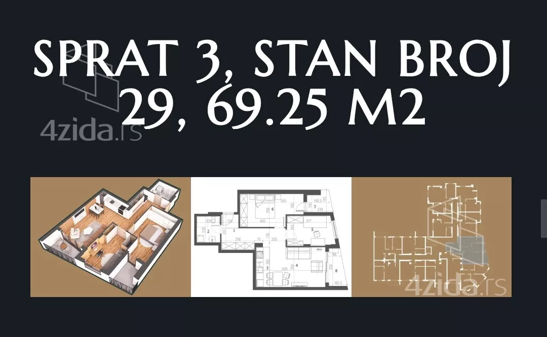 Dvosoban stan | 4zida