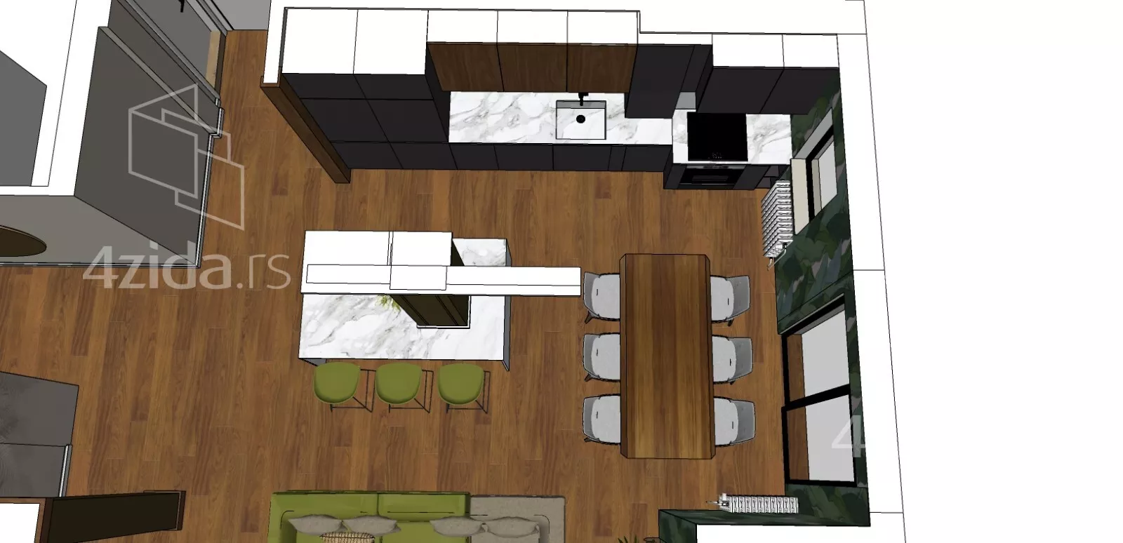 Petosoban stan | 4zida