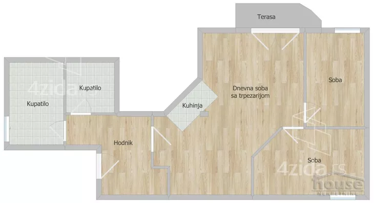 Trosoban stan | 4zida
