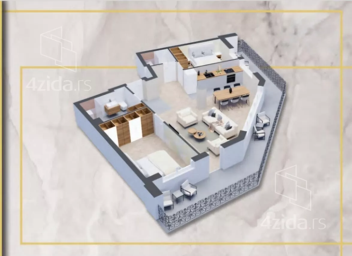 Trosoban stan | 4zida