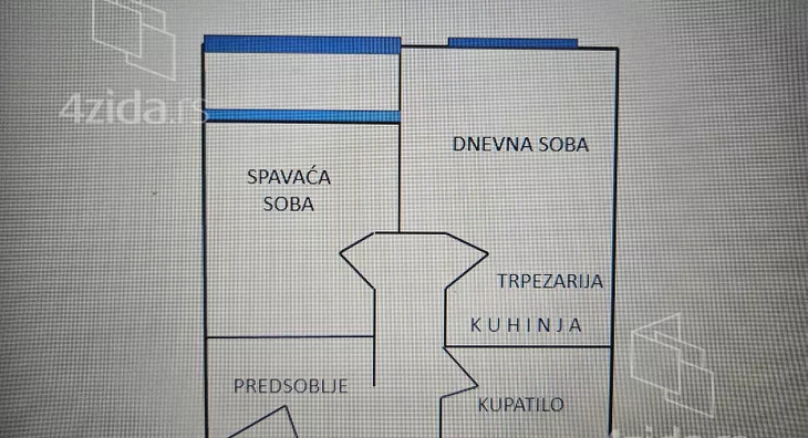 Jednoiposoban stan | 4zida