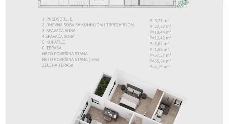 Dvoiposoban stan | 4zida