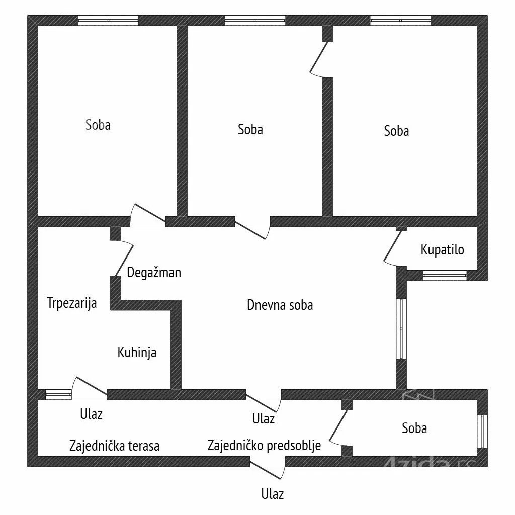 Petosoban stan | 4zida