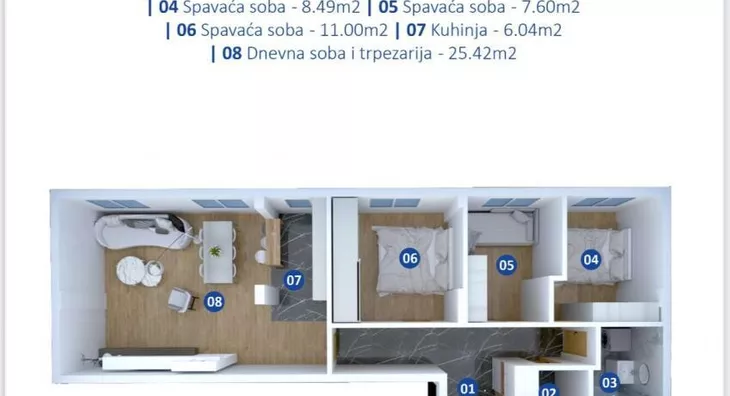 Troiposoban stan | 4zida