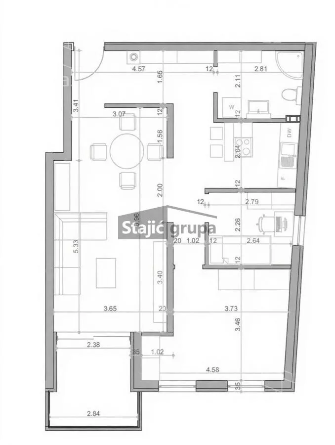 Trosoban stan | 4zida