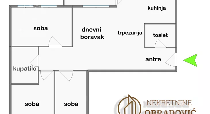 Troiposoban stan | 4zida