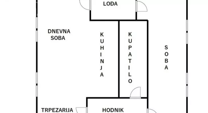Jednoiposoban stan | 4zida