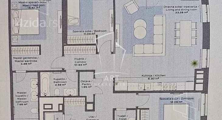 Četvorosoban stan | 4zida