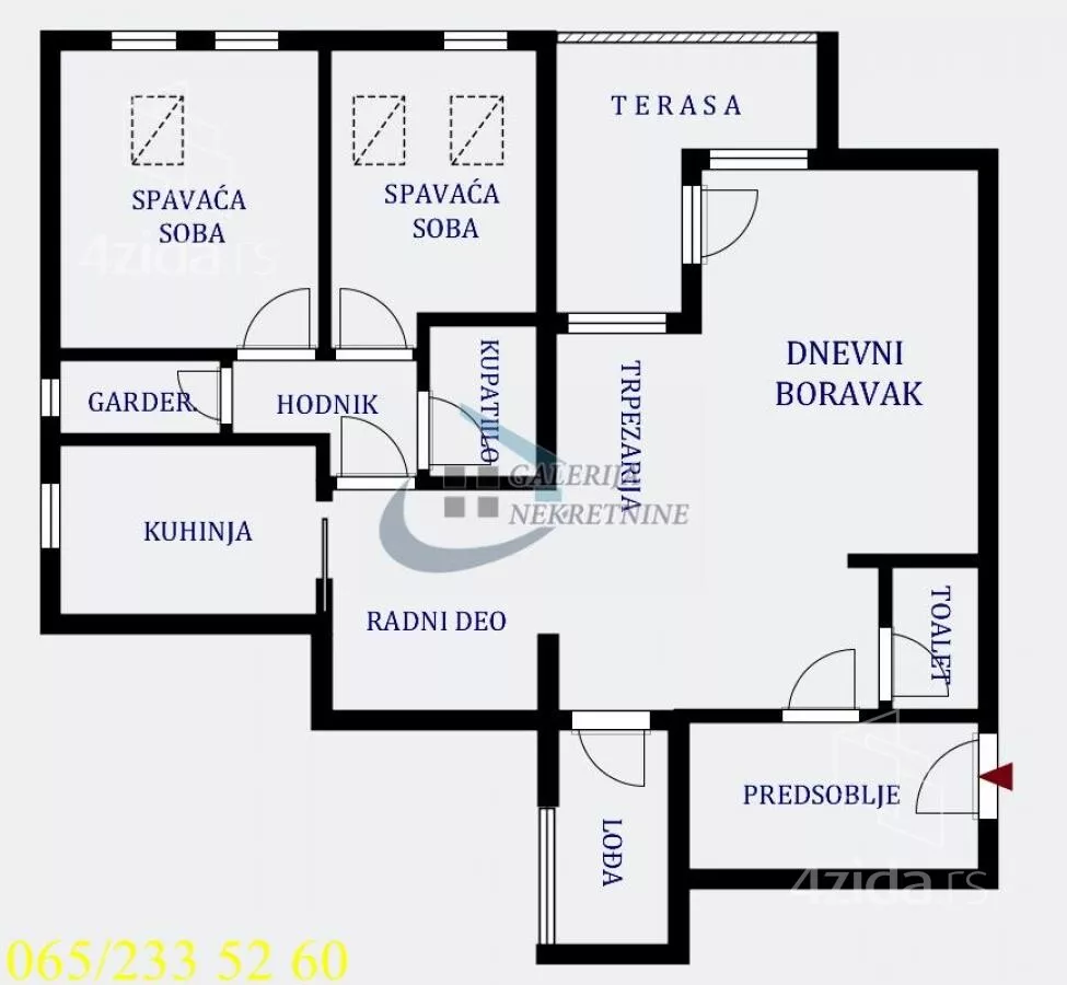 Trosoban stan | 4zida