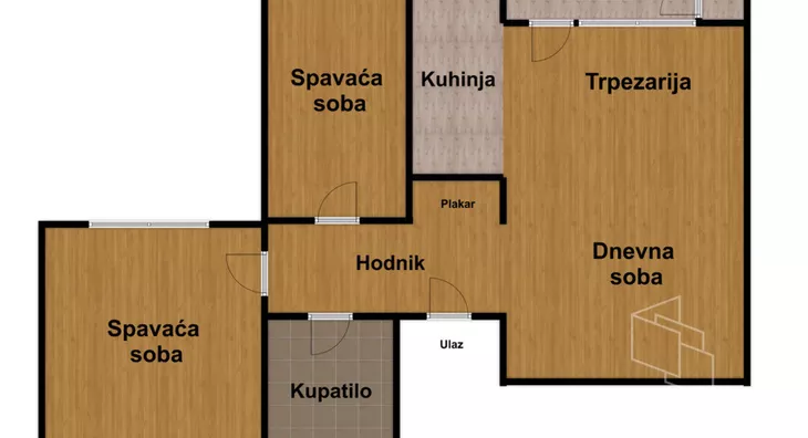 Trosoban stan | 4zida