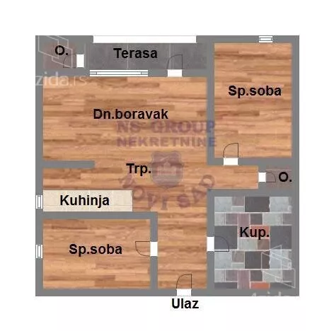 Trosoban stan | 4zida